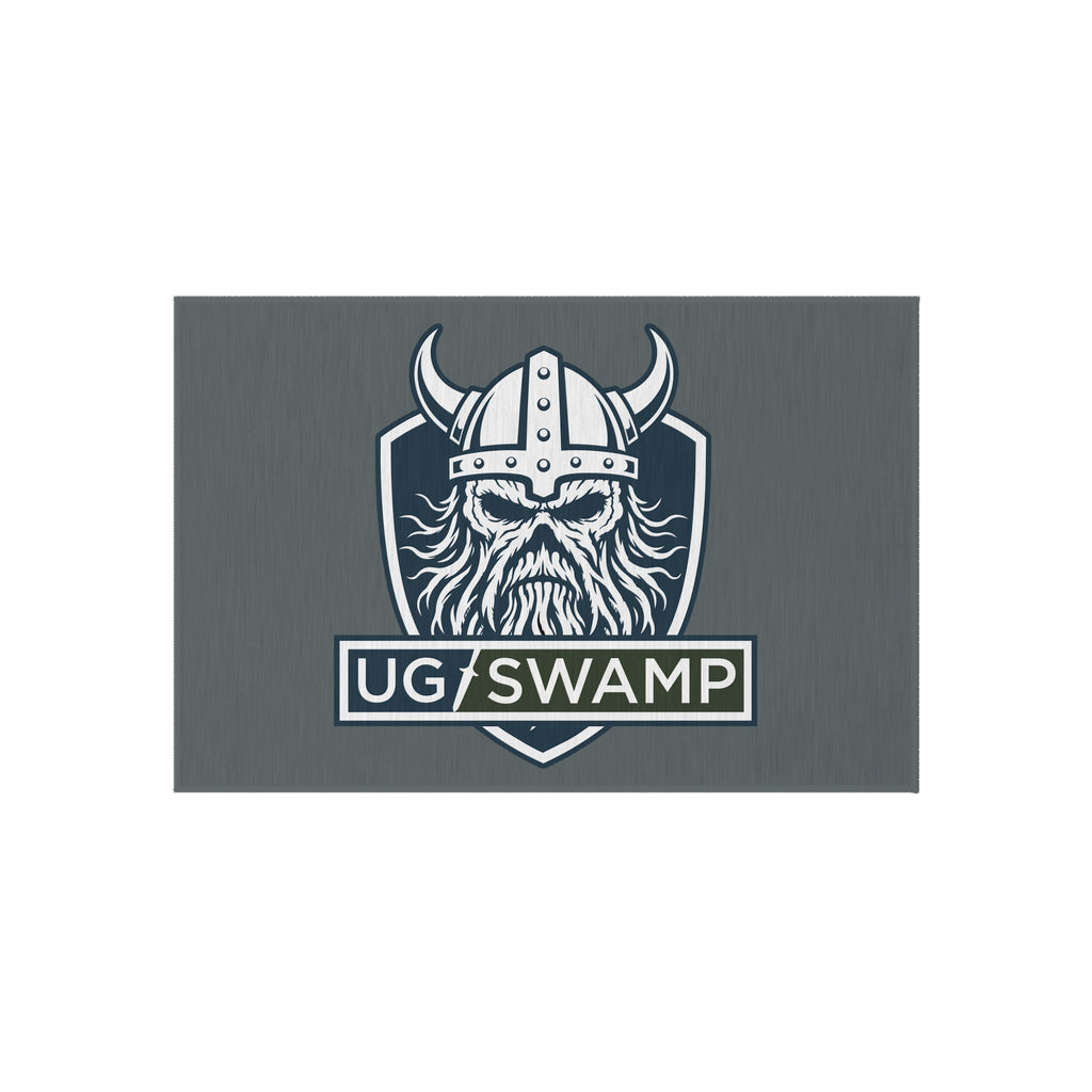 Outdoor Rug — Viking Shield Design "UG/SWAMP" Outdoor Rug