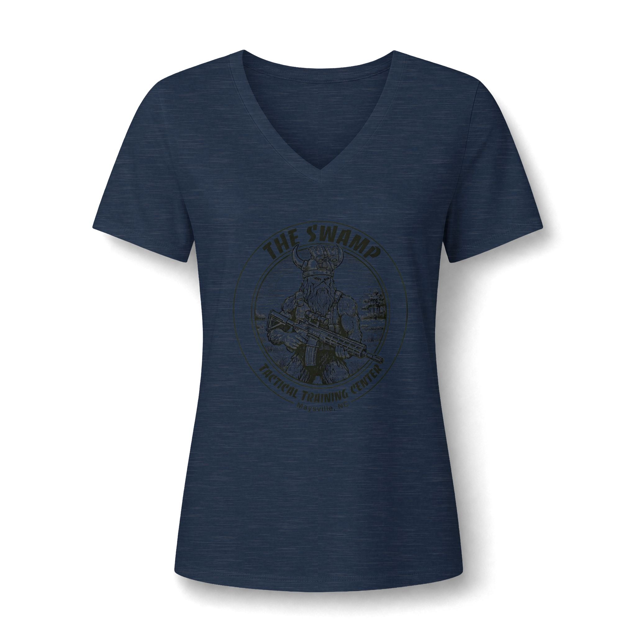 Women's Relaxed Heather CVC V-Neck Tee