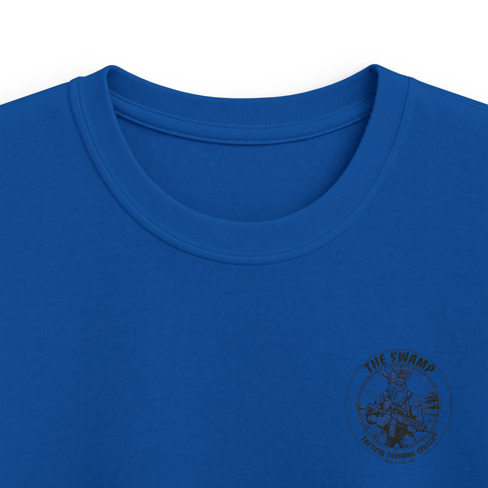 Kids Tee — 'The Swamp' Tactical Training Center Graphic (Front Chest Logo & Back Illustration)