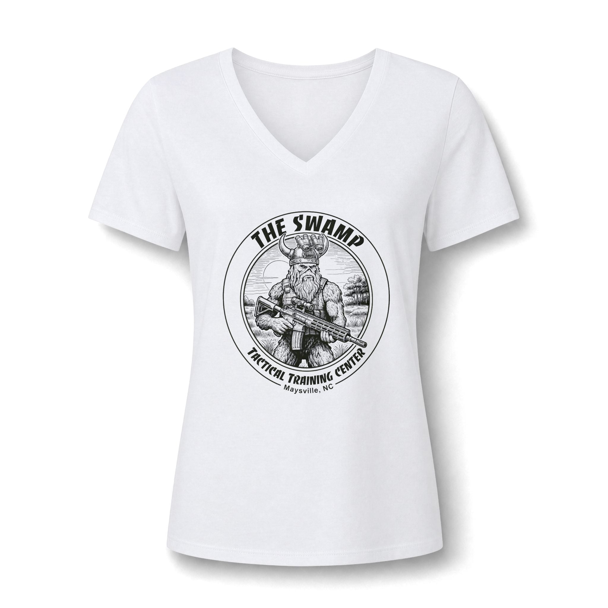 Women's Relaxed Heather CVC V-Neck Tee