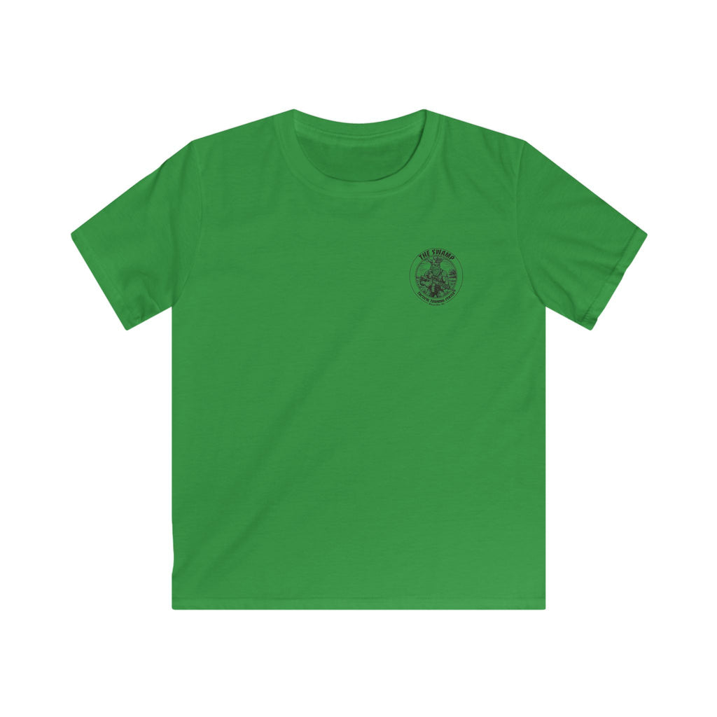 Kids Tee — 'The Swamp' Tactical Training Center Graphic (Front Chest Logo & Back Illustration)