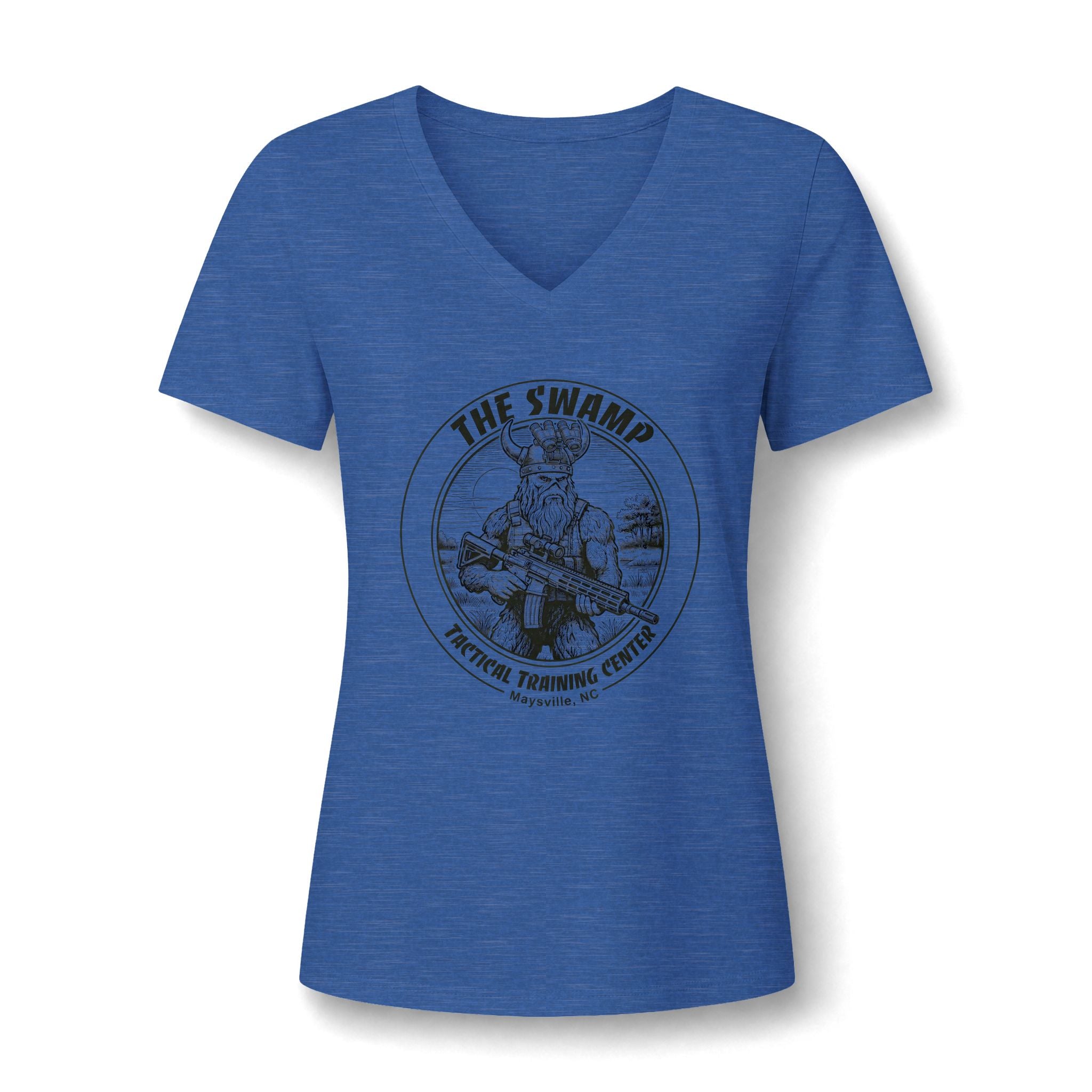 Women's Relaxed Heather CVC V-Neck Tee