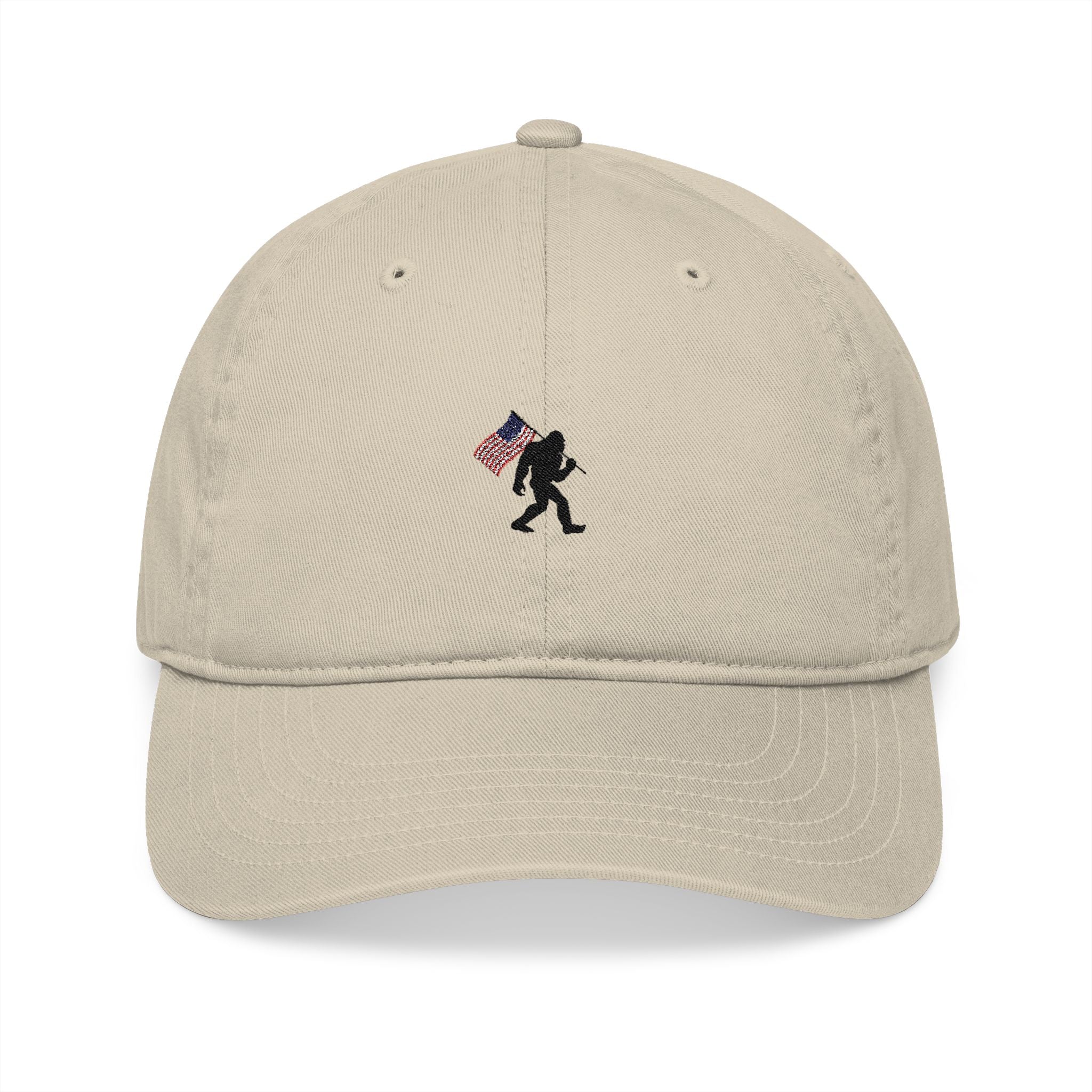 Embroidered Patriotic Swamp Monster Dad Hat