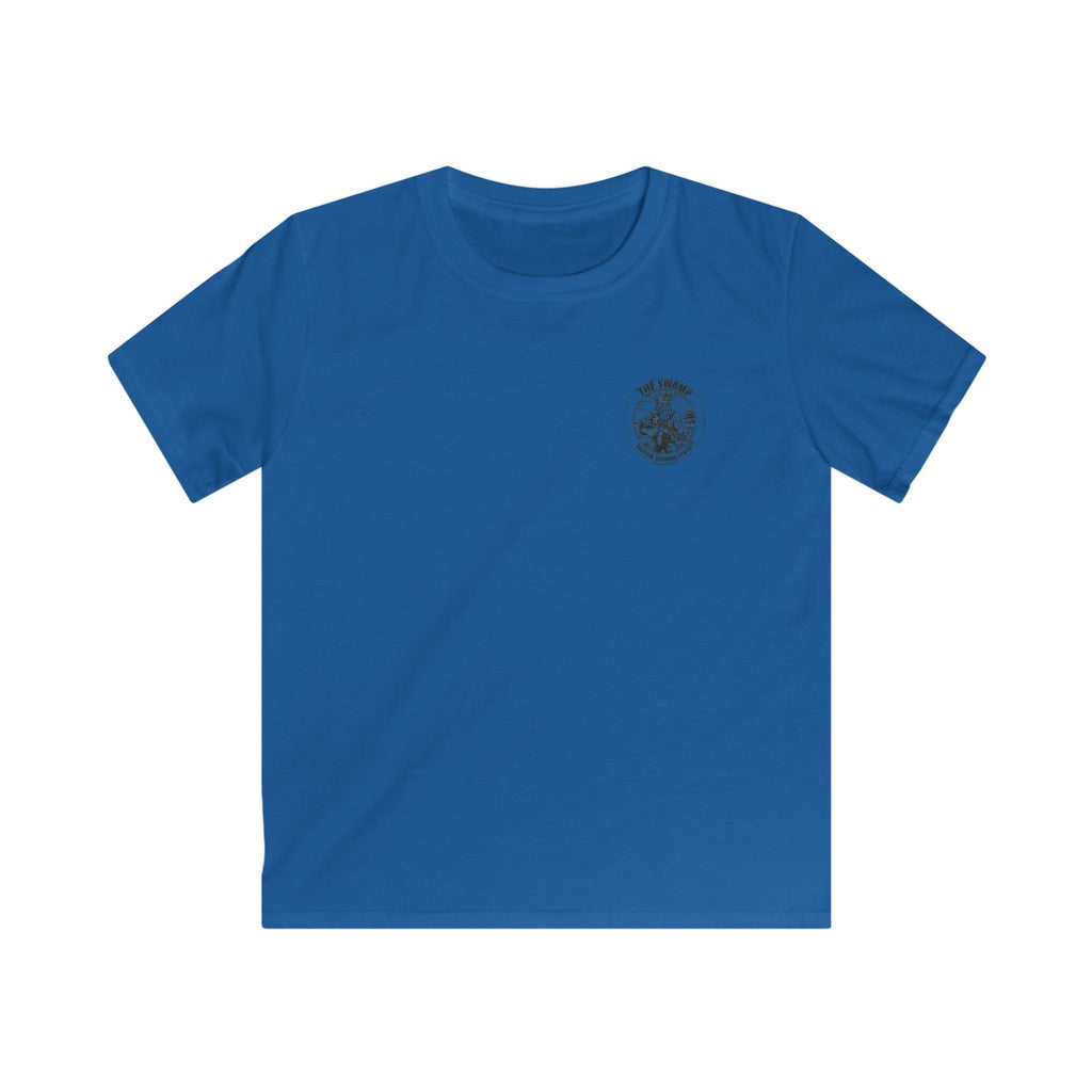 Kids Tee — 'The Swamp' Tactical Training Center Graphic (Front Chest Logo & Back Illustration)