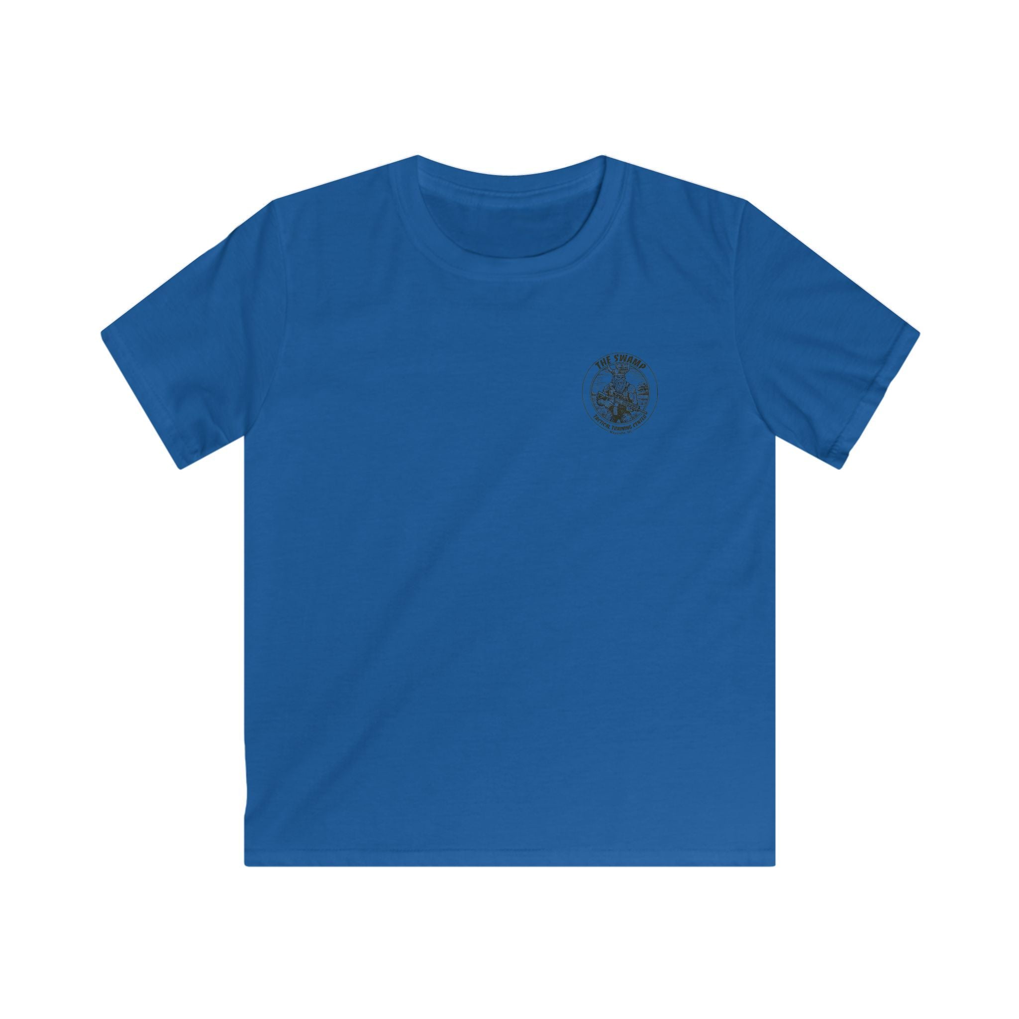 Kids Tee — 'The Swamp' Tactical Training Center Graphic (Front Chest Logo & Back Illustration)