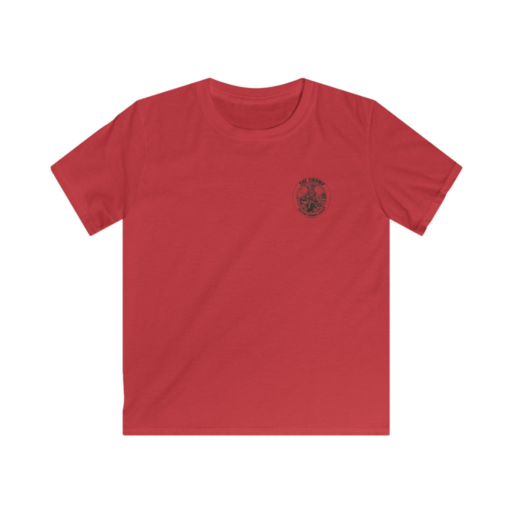 Kids Tee — 'The Swamp' Tactical Training Center Graphic (Front Chest Logo & Back Illustration)
