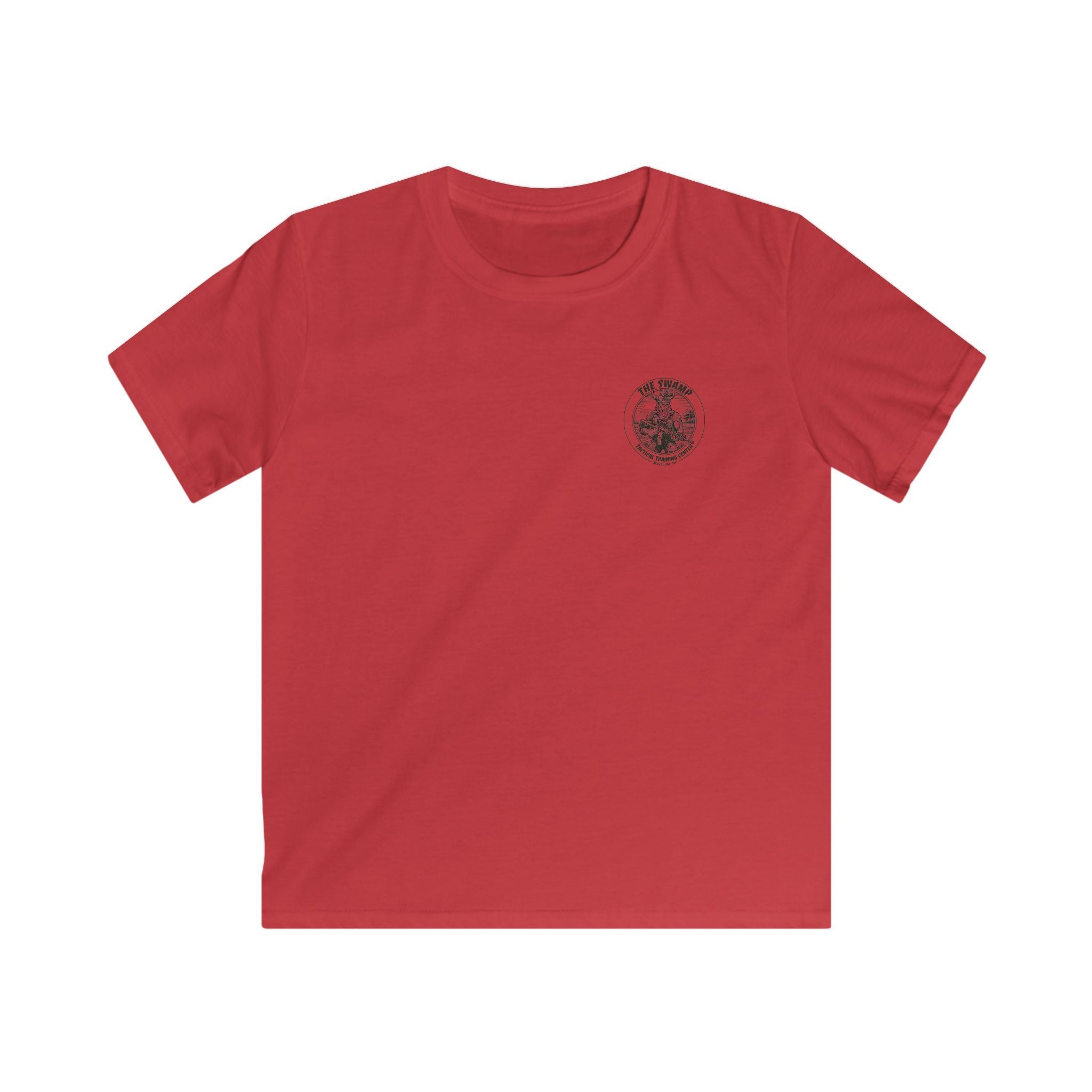 Kids Tee — 'The Swamp' Tactical Training Center Graphic (Front Chest Logo & Back Illustration)
