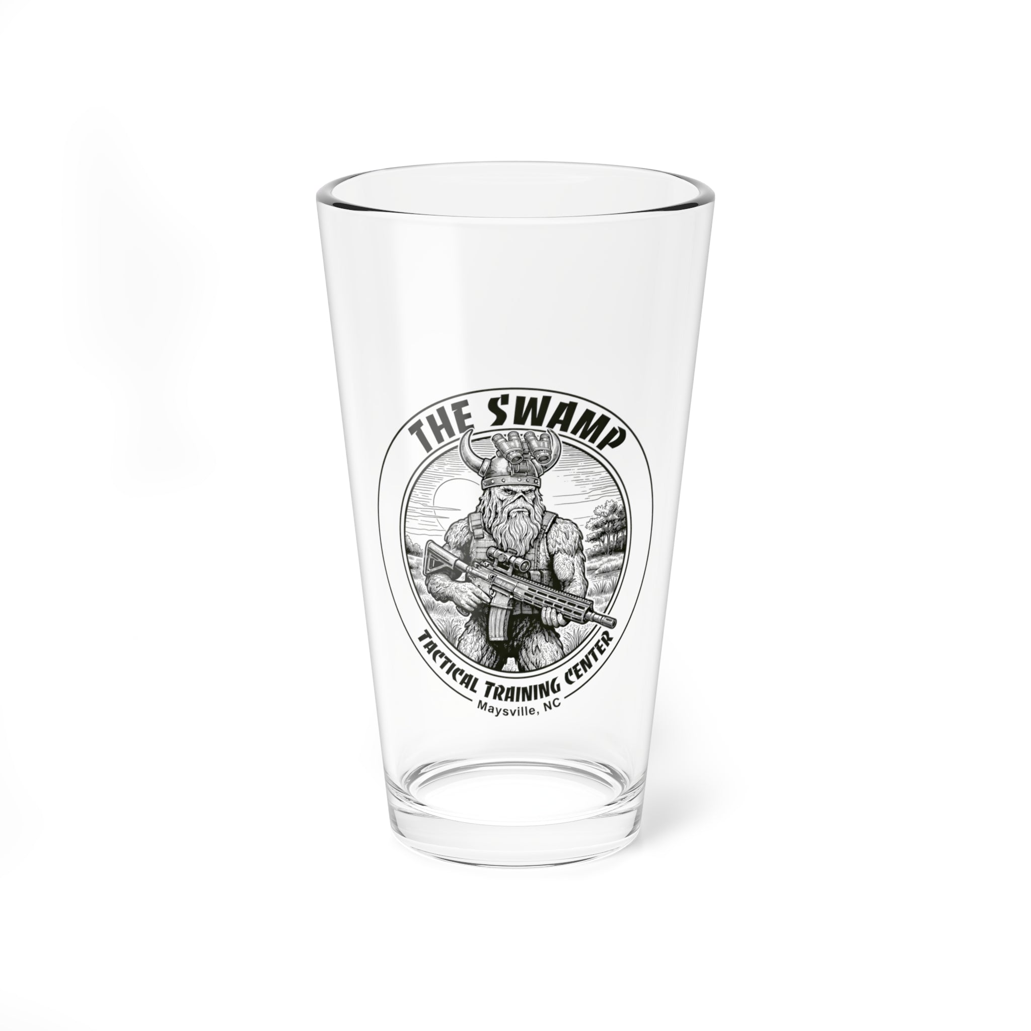 Mixing Glass: "The Swamp" Tactical Training Center 16oz Pint Glass