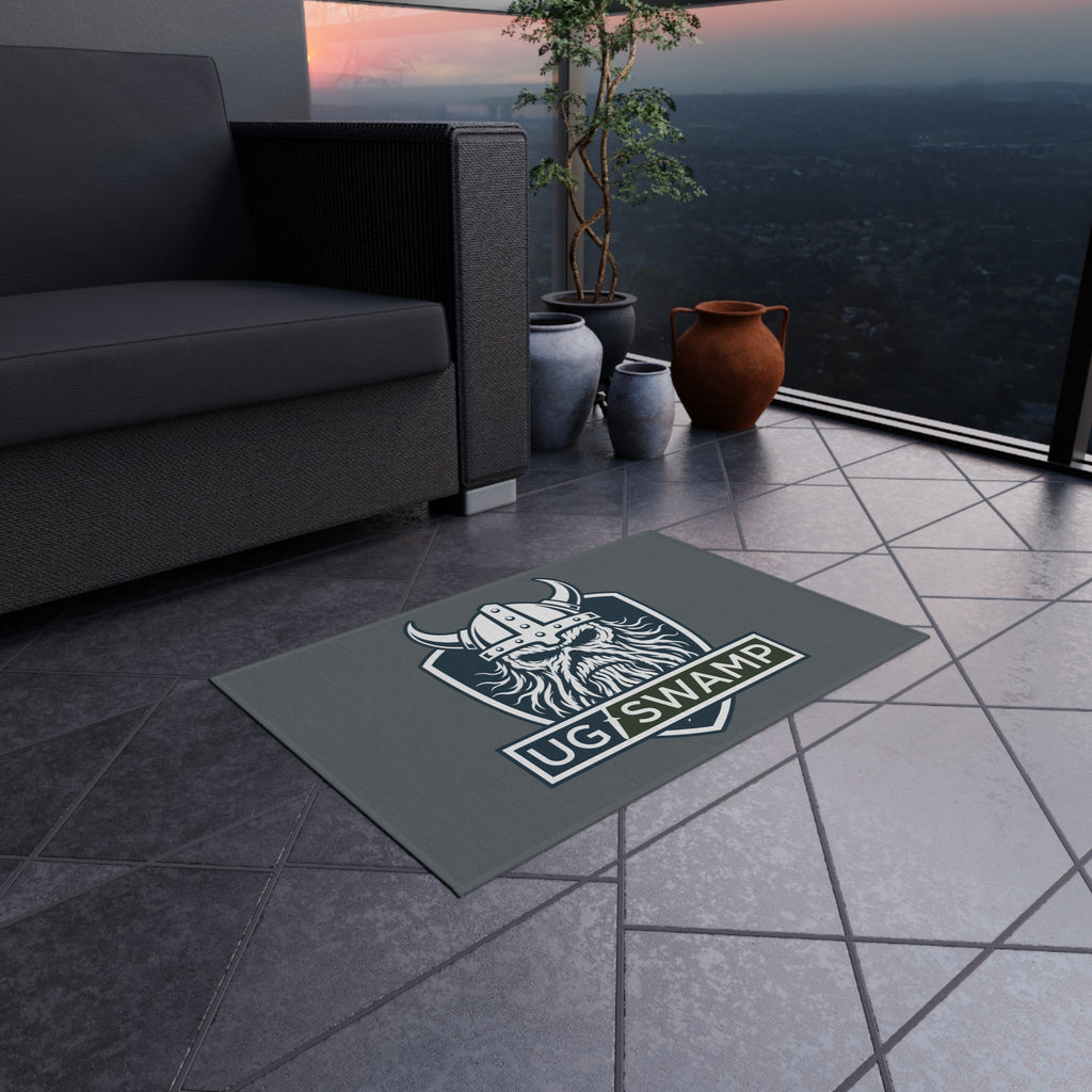 Outdoor Rug — Viking Shield Design "UG/SWAMP" Outdoor Rug