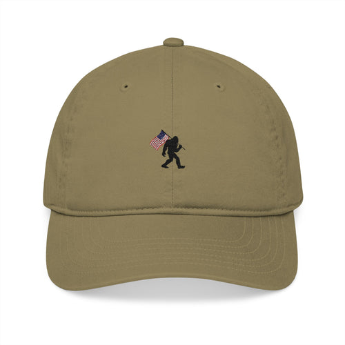 Embroidered Patriotic Swamp Monster Dad Hat