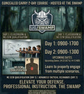 The Swamp CCW - 2 Day Course 24-25 October