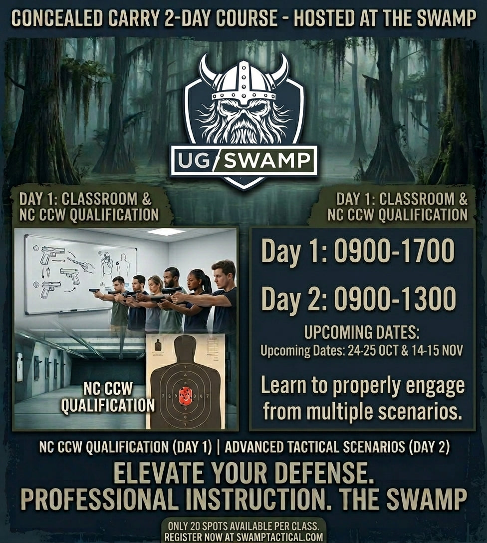 The Swamp CCW - 2 Day Course 24-25 October